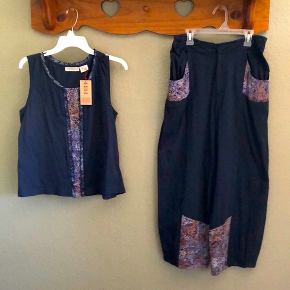 NWT Frivolous by la blend M Gray Pant/Top Set - Picture 2 of 8